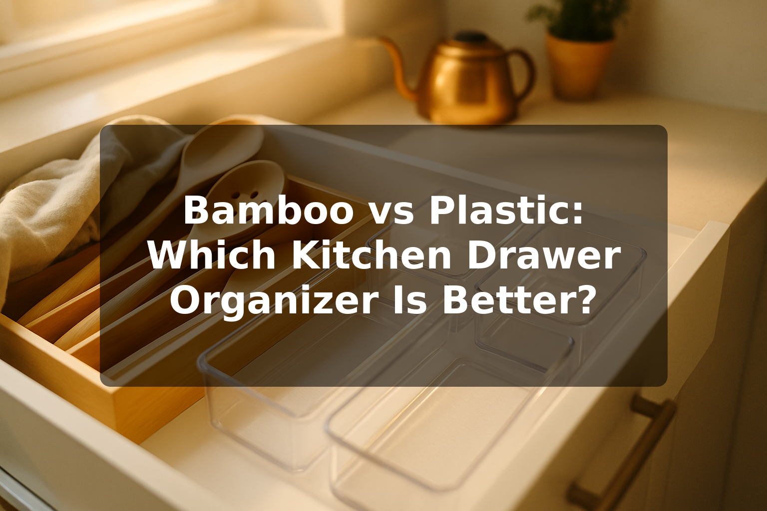 Bamboo vs Plastic: Which Kitchen Drawer Organizer Is Better?