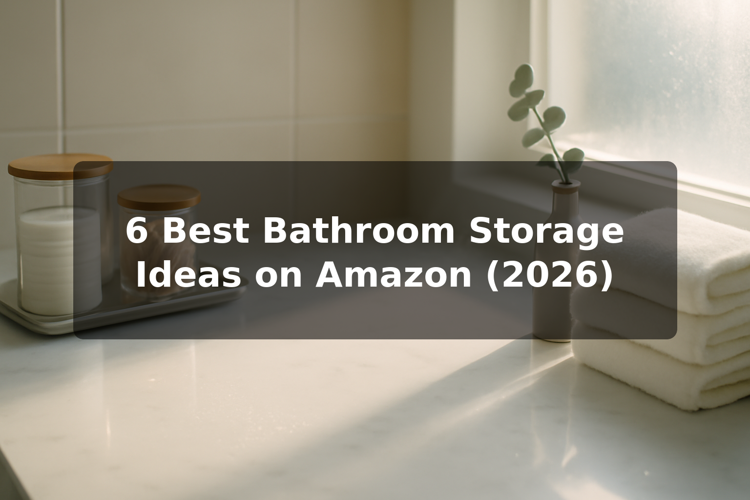 6 Best Bathroom Storage Ideas on Amazon (2026)