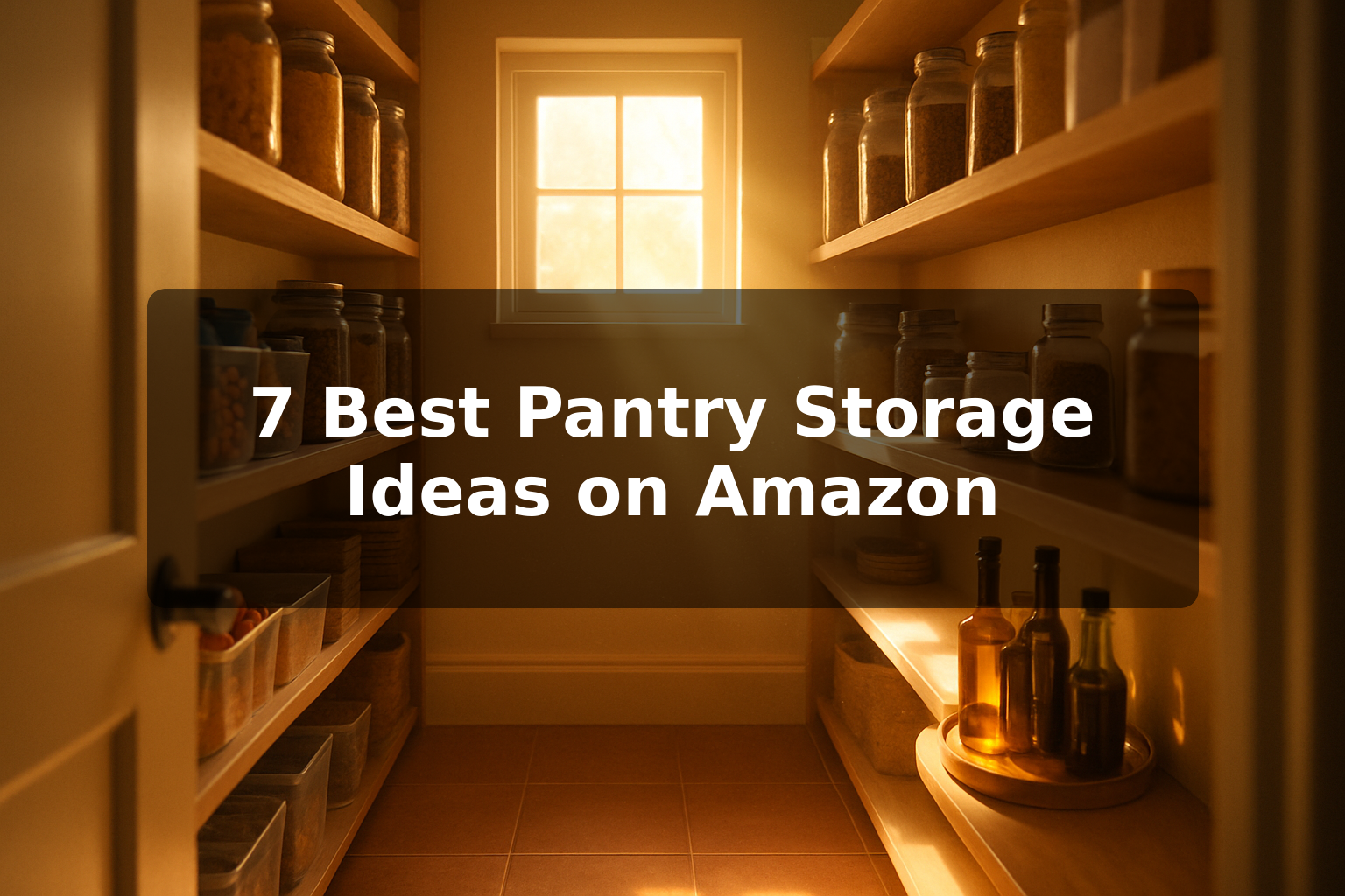 7 Best Pantry Storage Ideas on Amazon (That Actually Work)
