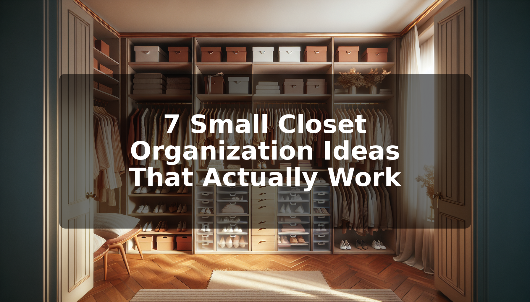 7 Small Closet Organization Ideas That Actually Work