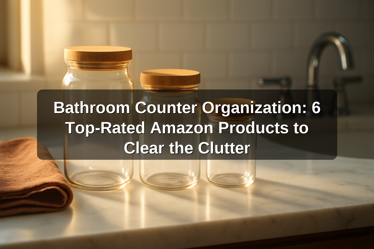 Bathroom Counter Organization: 6 Top-Rated Amazon Products to Clear the Clutter