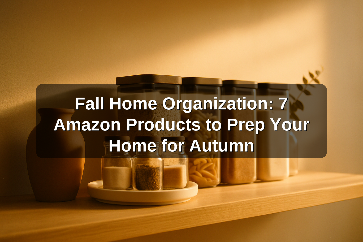 Fall Home Organization: 7 Amazon Products to Prep Your Home for Autumn