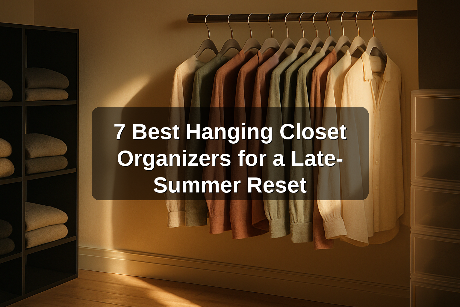 7 Best Hanging Closet Organizers for a Late-Summer Reset (Top Amazon Picks)